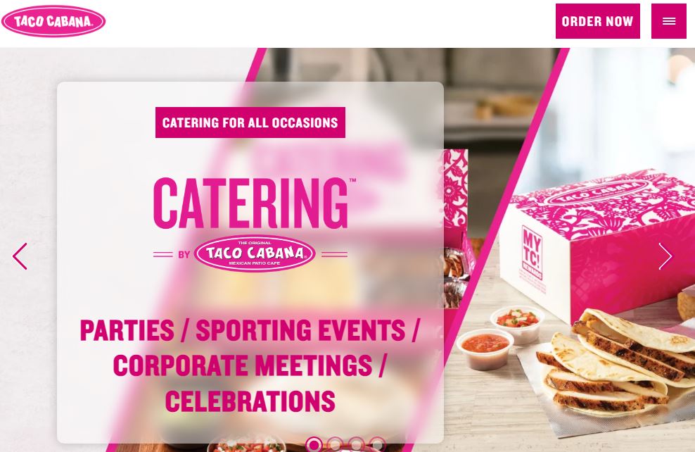 How to order taco cabana catering
